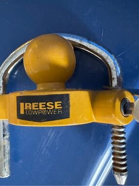 Reese Towpower Yellow Trailer Hitch Lock